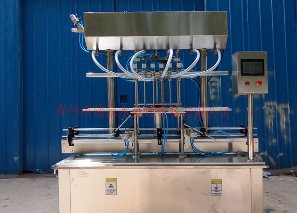 六頭全自動(dòng)直線灌裝機(jī)